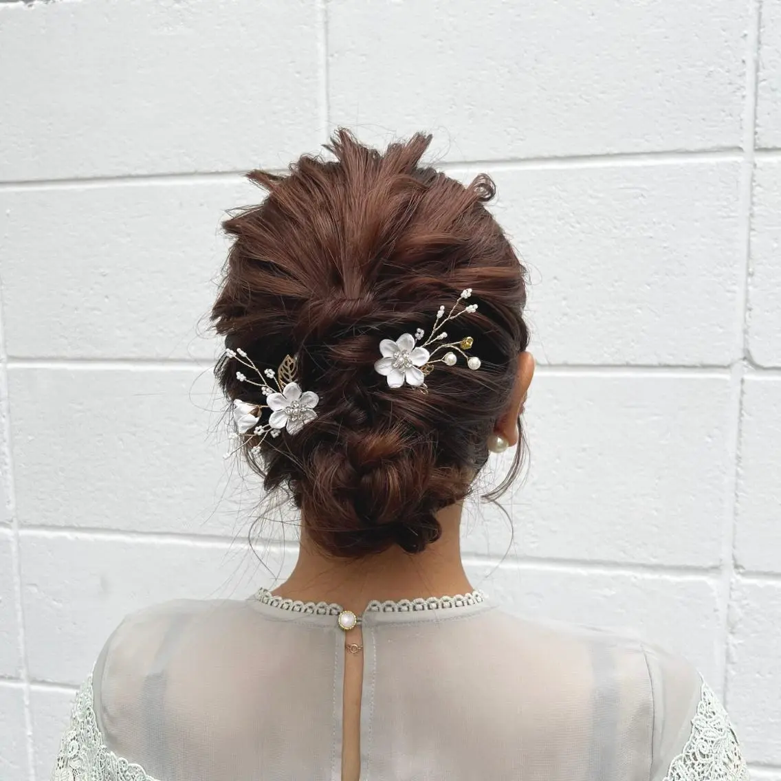 セミロング ヘアセット インナーカラー♡ Nanakoのヘアスタイル
