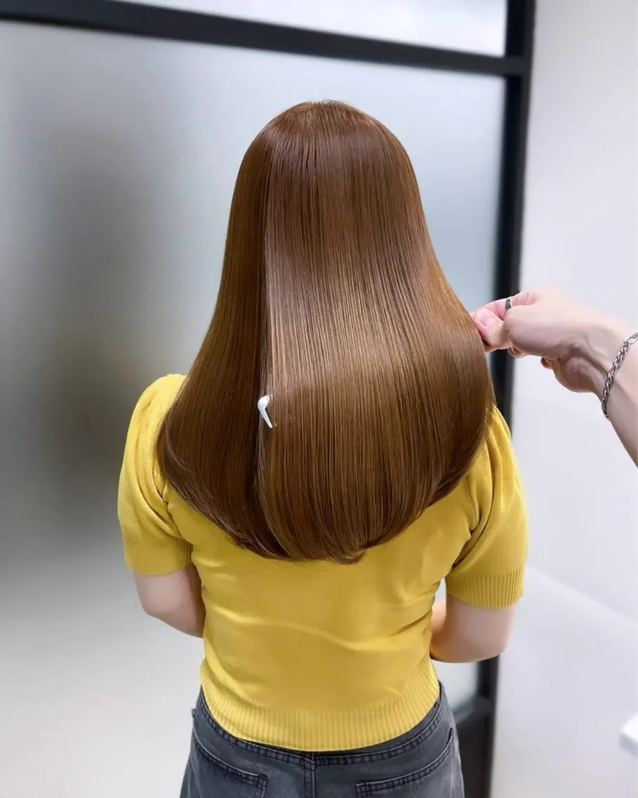 カット トリートメント 韓国レイヤーカット 髪質改善▫️水野有真のヘアスタイル