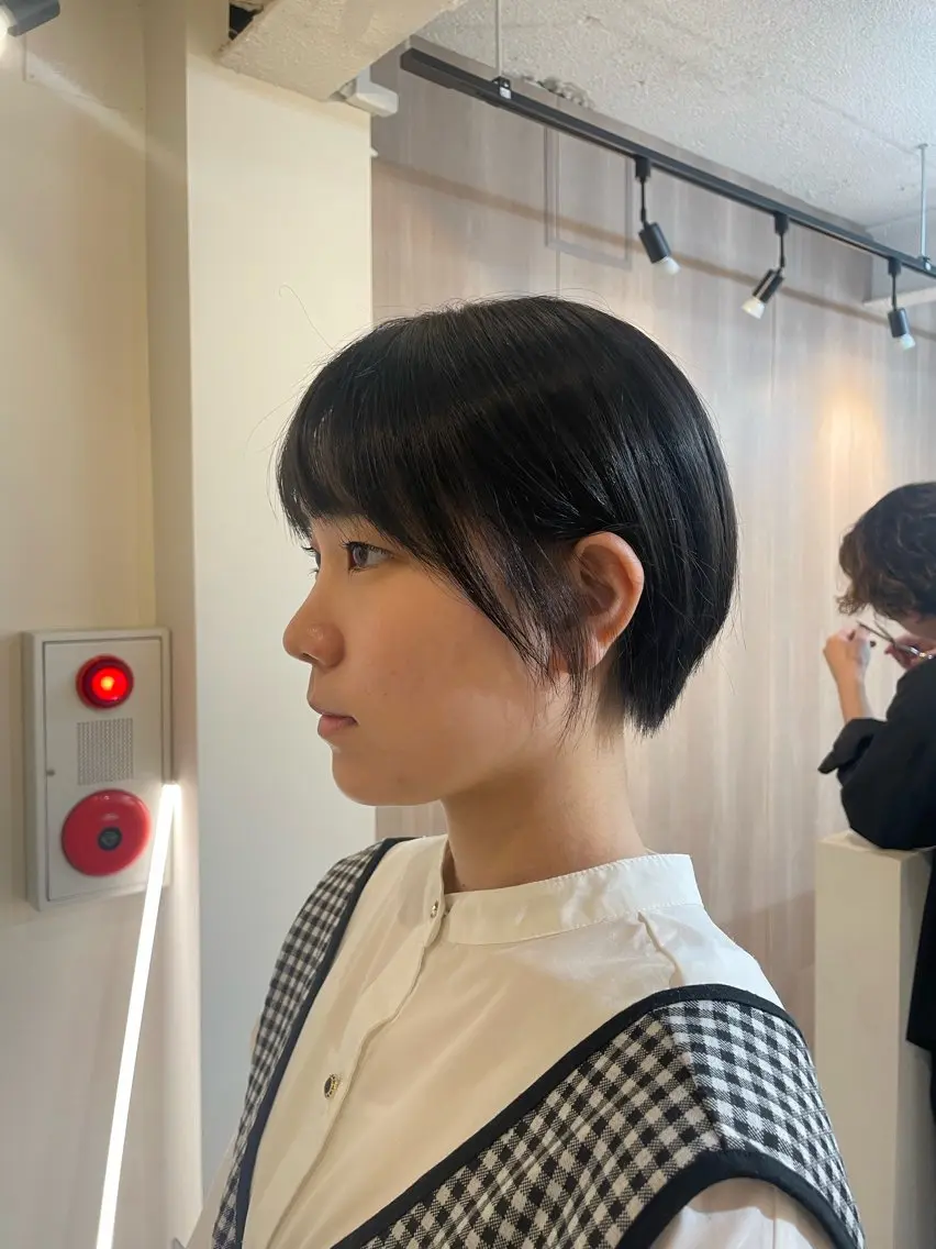 ショート ショートヘア 橘　愛佳/暖色系 レイヤーカットのヘアスタイル
