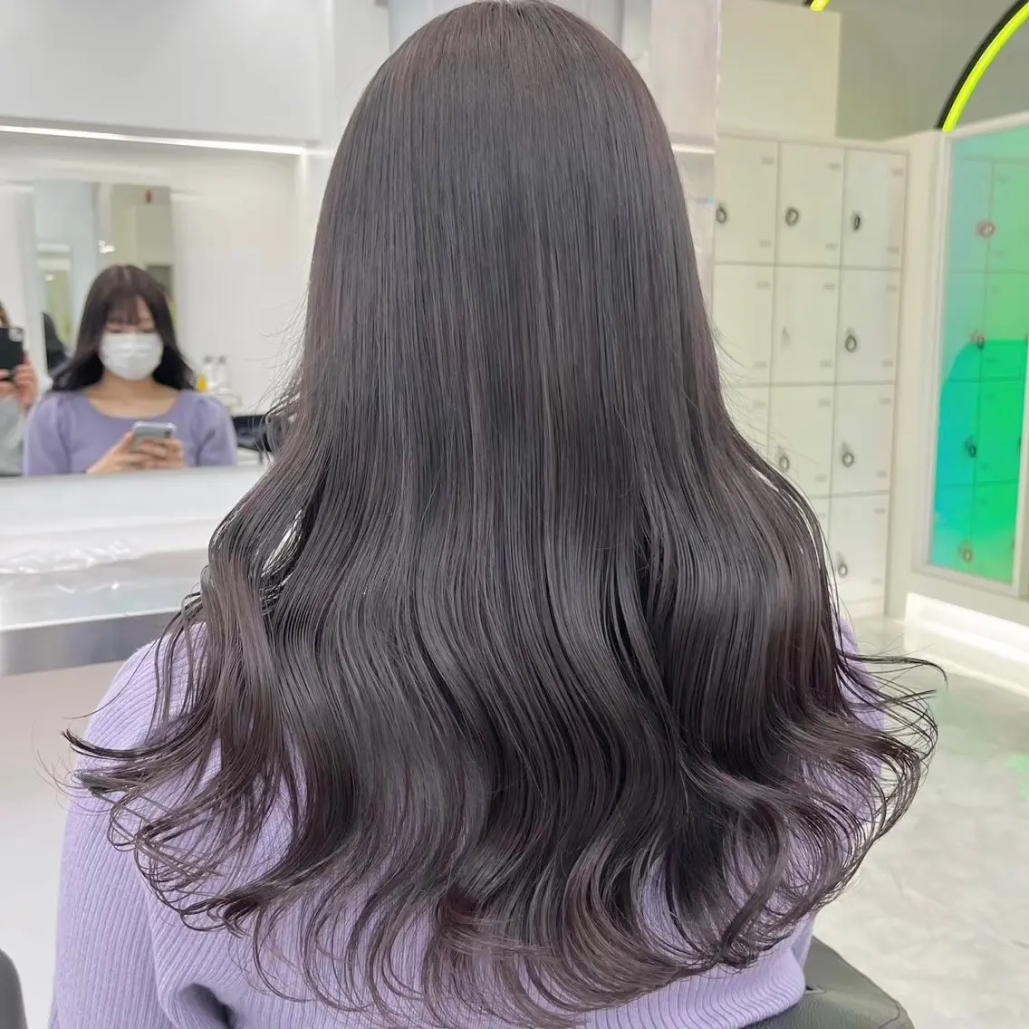 ロング カラー ヘアアレンジ カット ヘアカラー 縮毛矯正 トリートメント ヘッドスパ ヘアセット 縮毛矯正🤍 ボブ/ HIKARIのヘアスタイル