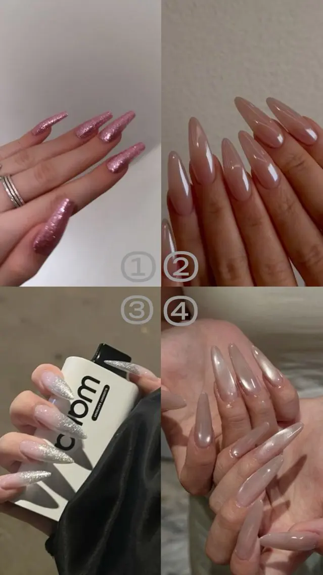 ③【オフなし】モニターメニュー💅 ジェルチップ(ロング) 画像の中からデザインを選んでもらいます。長さがロングのみですの写真