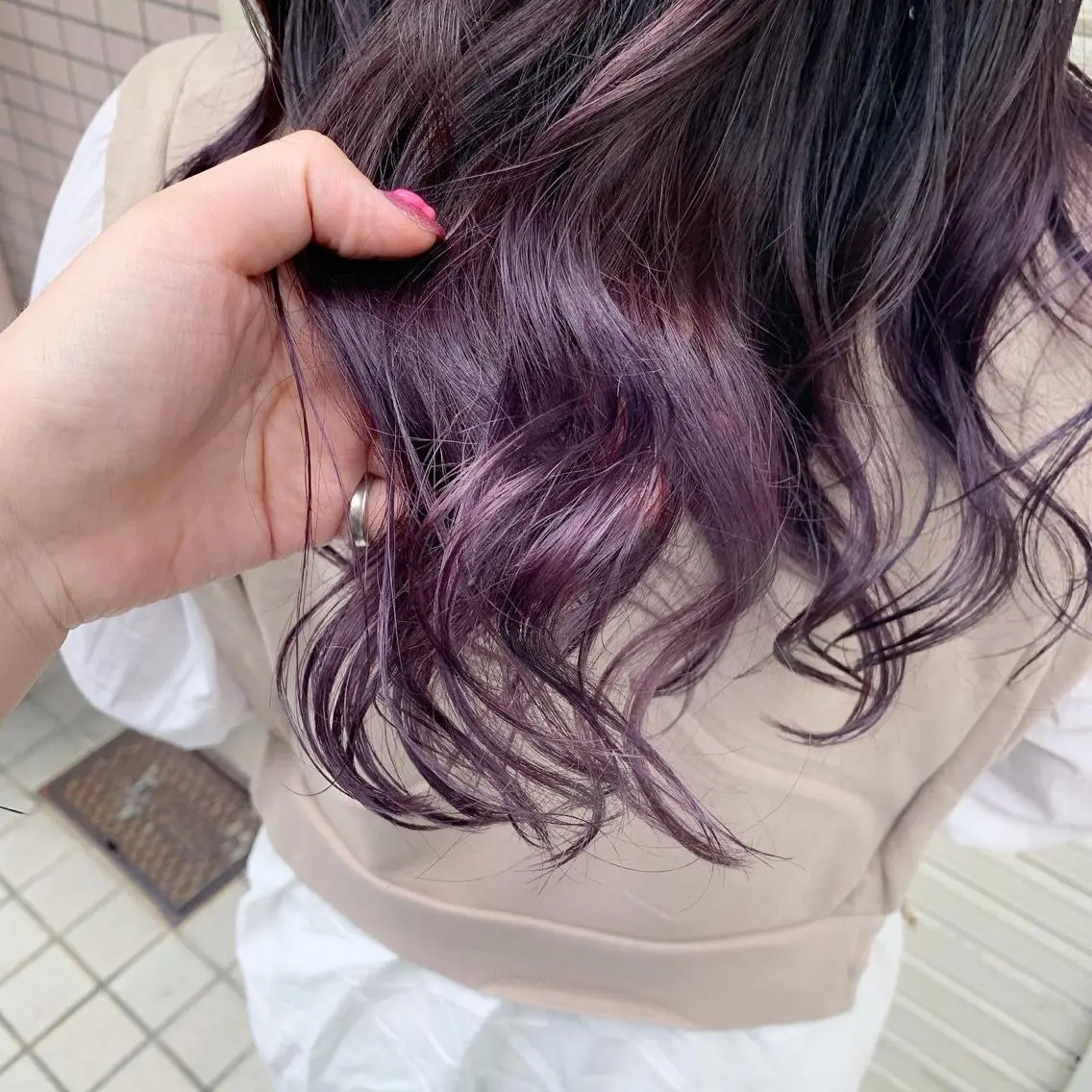 ロング カラー 枚方 tomee 🦋南部　しほ🦋のヘアスタイル