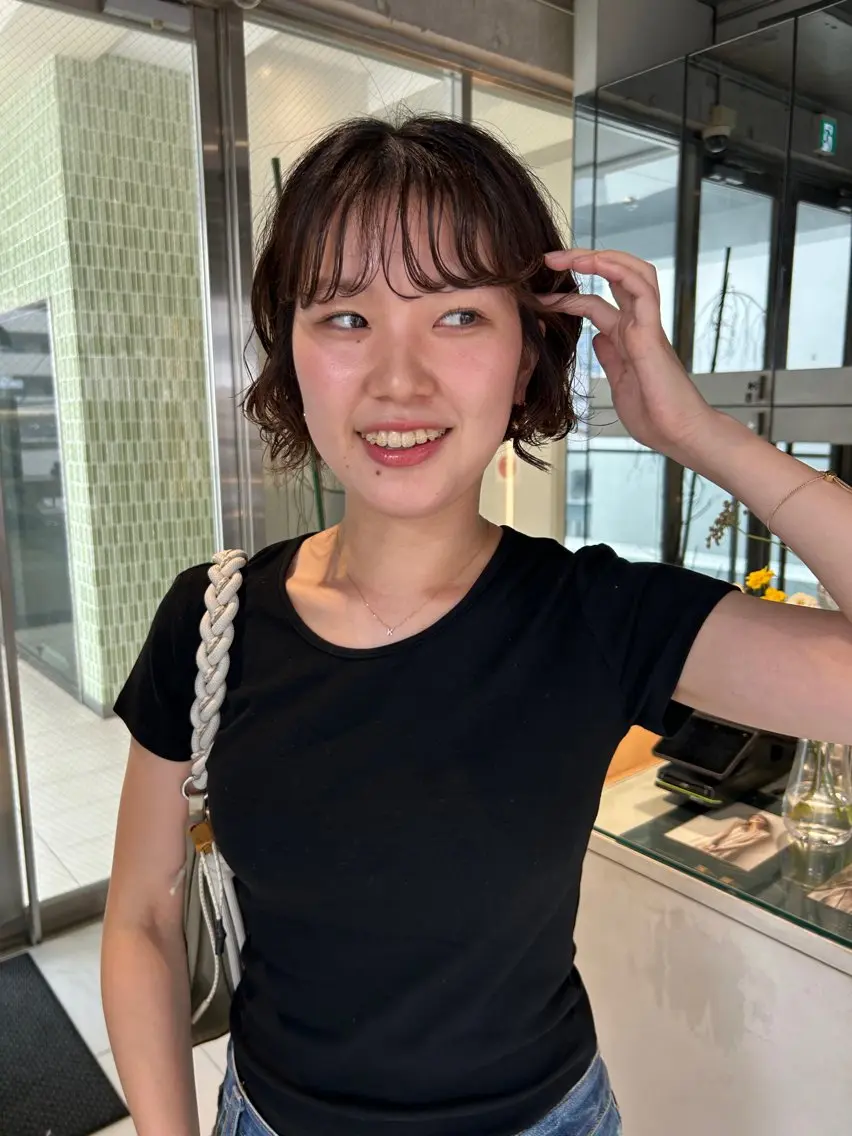 パーマ ボブ baLon.fem/ 澤田 奈々子のヘアスタイル