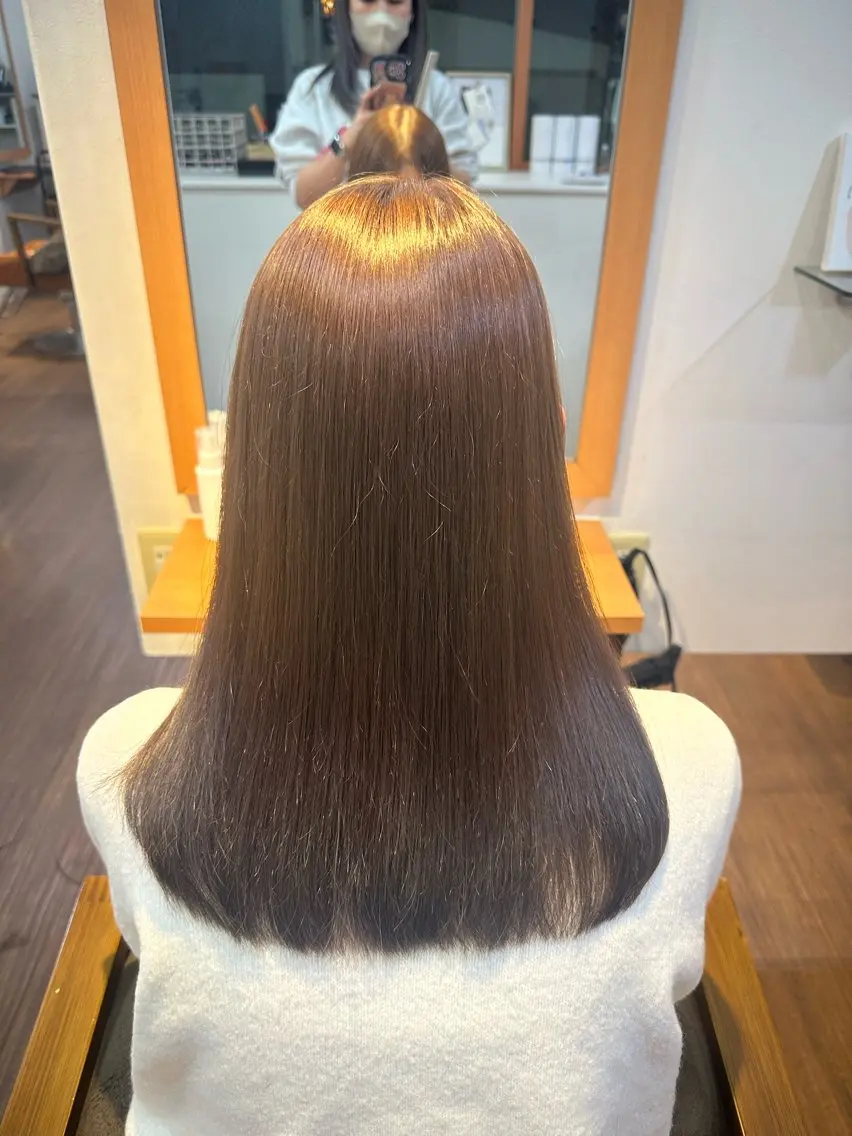 ミディアム カット ヘアカラー トリートメント SHIBUYA/蒲田 tinoのヘアスタイル