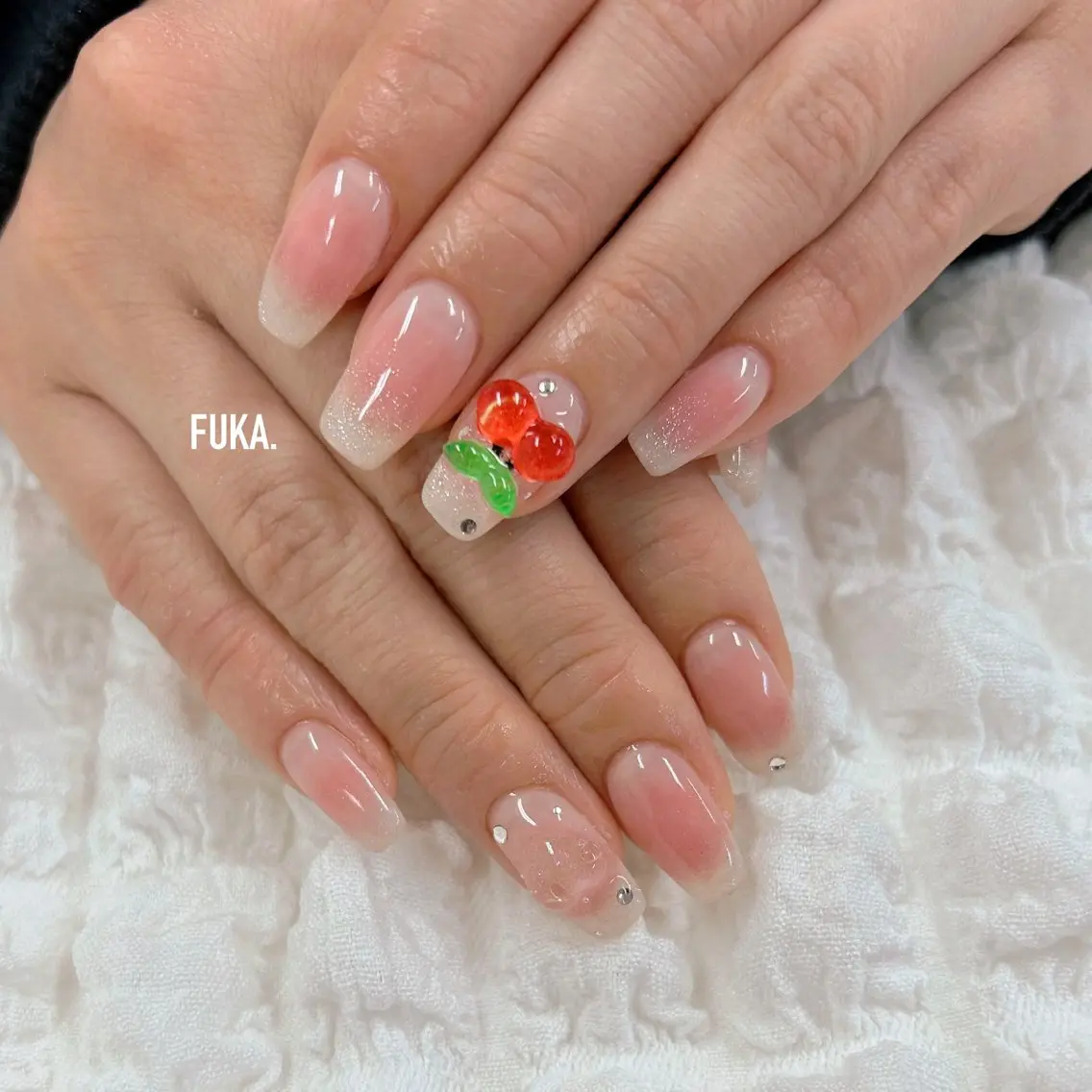 ネイル チークネイル 春ネイル ハンドネイル Nail♡Fuka. /6月予約受付中のネイルデザイン