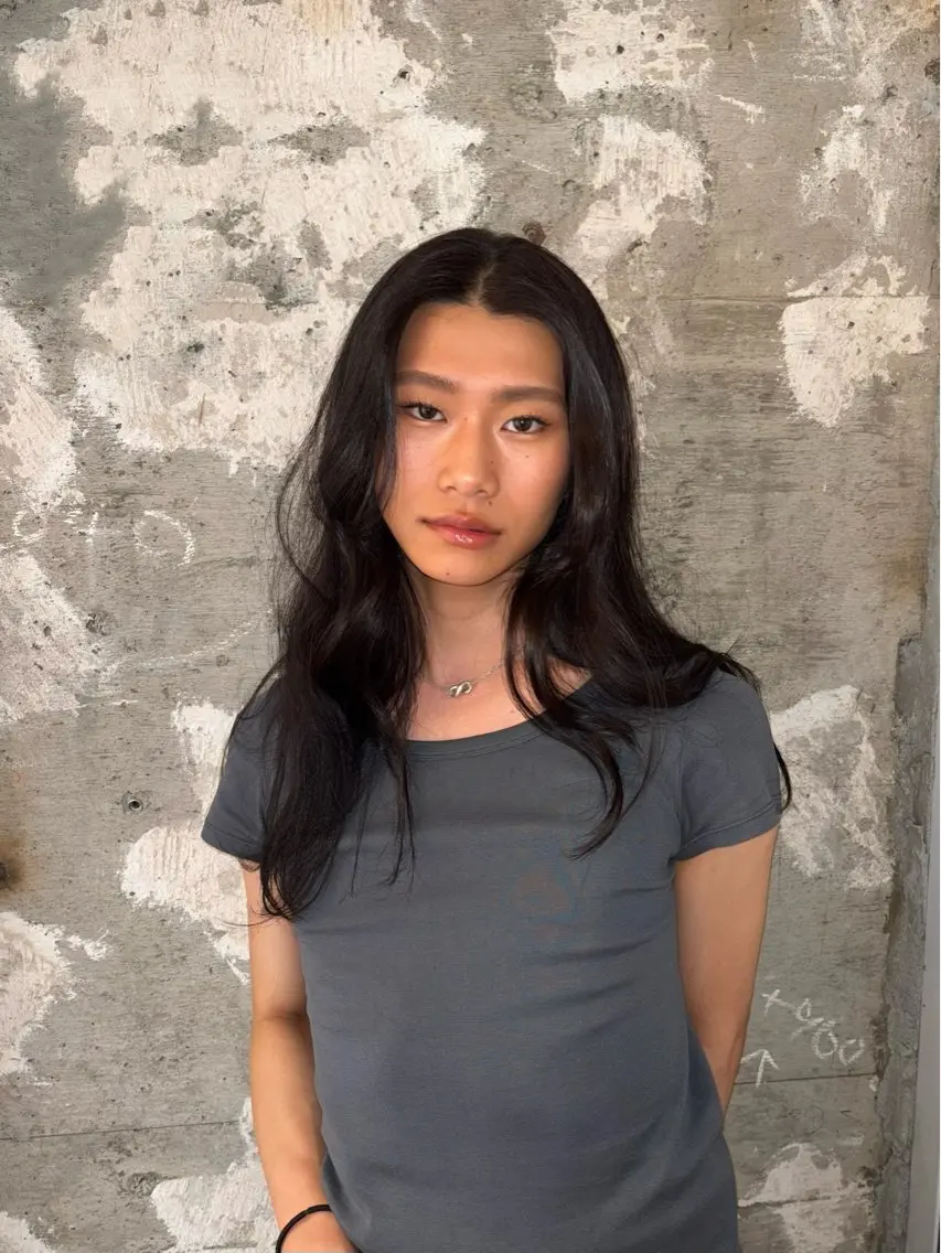 ロング 落合 智登世/ カラーモデル募集中のヘアスタイル