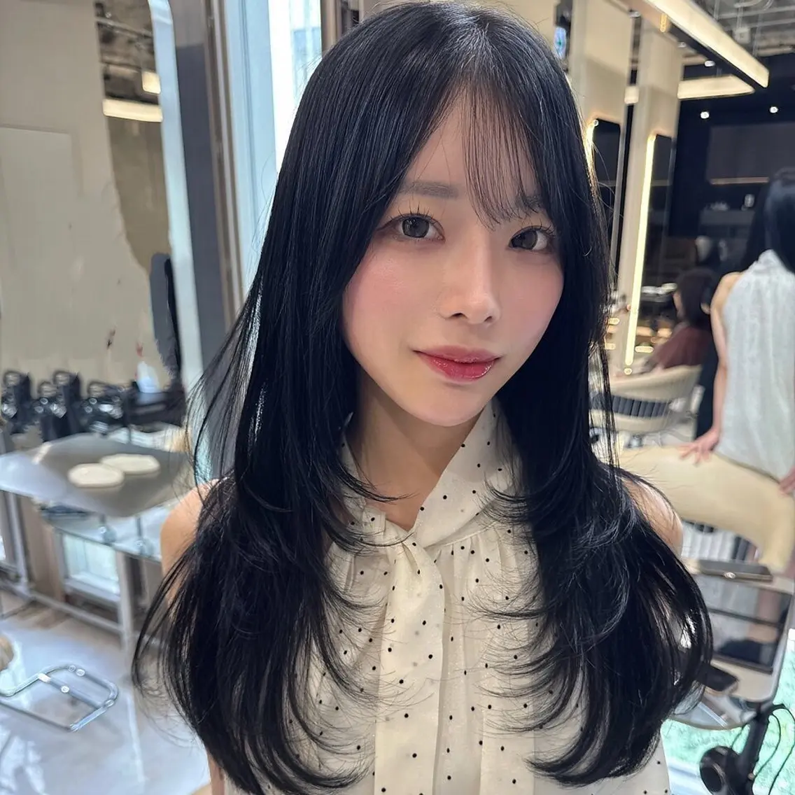 ロング カット ヘアカラー 🎀ボブ特化🎀透明 カラー/艶髪あやなのヘアスタイル