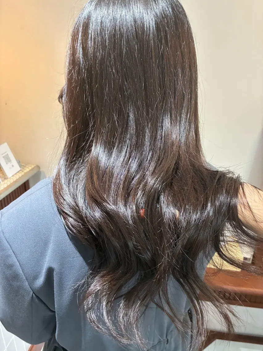 セミロング カラー ヘアアレンジ カット ヘアカラー トリートメント 💟Opus/ Mizuki🐕💟のヘアスタイル