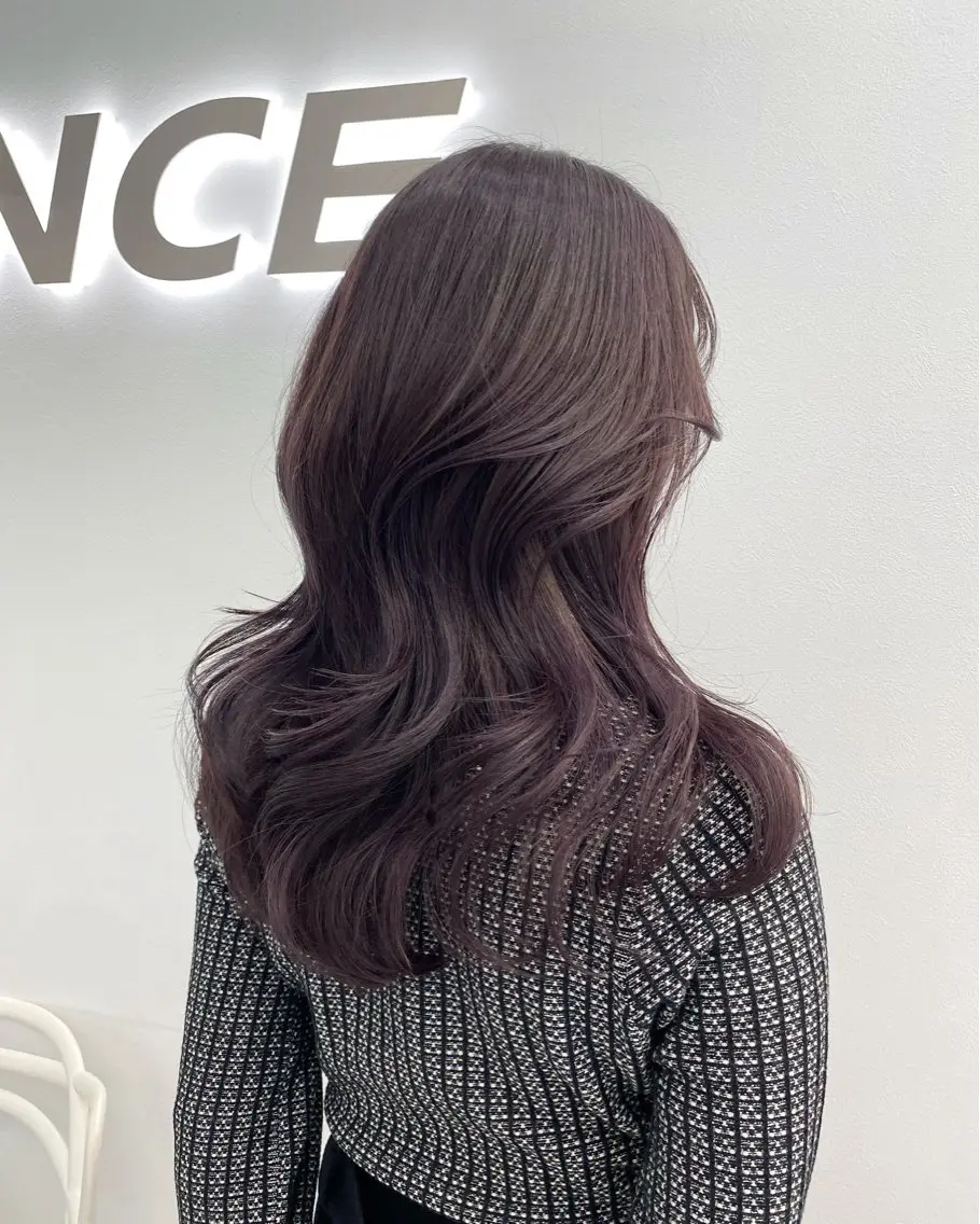 ロング カラー ヘアカラー ヘアセット 上品モテヘア🩶 karen🩶のヘアスタイル