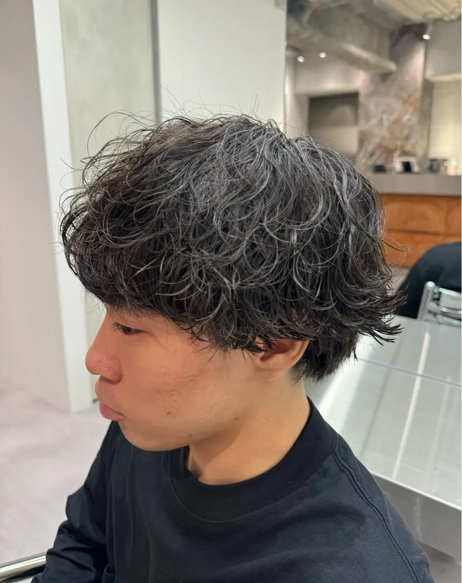 パーマ メンズ メンズパーマ メンズ特化ニュアンス パーマ RYOのヘアスタイル
