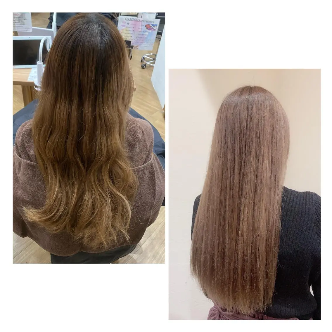カラー 荻野 栞のヘアスタイル