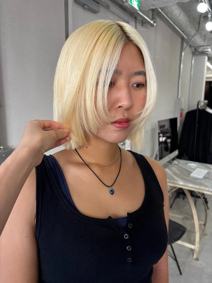 【9月限定】ケアブリーチ+カラー+9step髪質改善¥24,000 → ¥17,600の写真