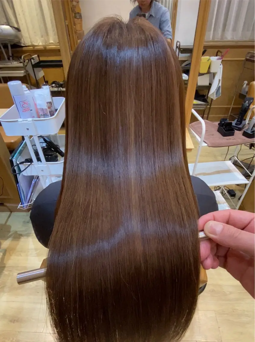 ロング 髪質改善 カット トリートメント 千 田のヘアスタイル