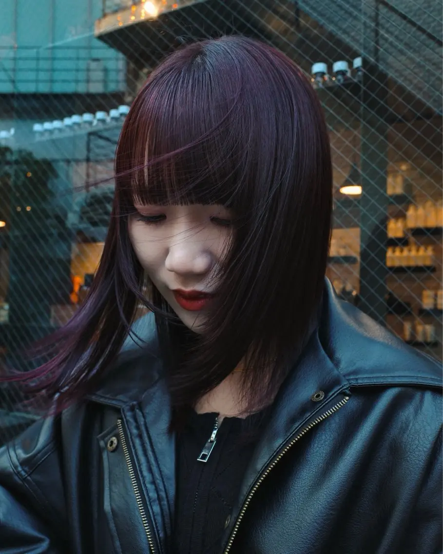 ミディアム カラー カット ヘアカラー レイヤー/パーマ /ウルフ/nabeのヘアスタイル