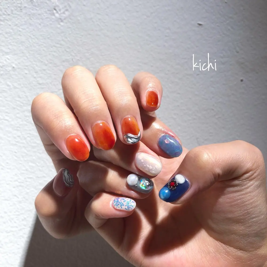 ネイル kichi･: *のネイルデザイン