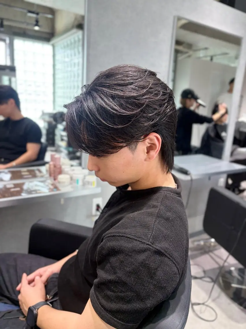 メンズ カット 縮毛矯正 曲がる縮毛矯正専門 /森隆之介のヘアスタイル