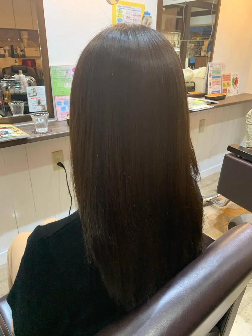 施術時間2.5〜3時間[縮毛矯正・バージン毛の方専用]💎Juwelストレート💎当日の施術内容変更可能の写真