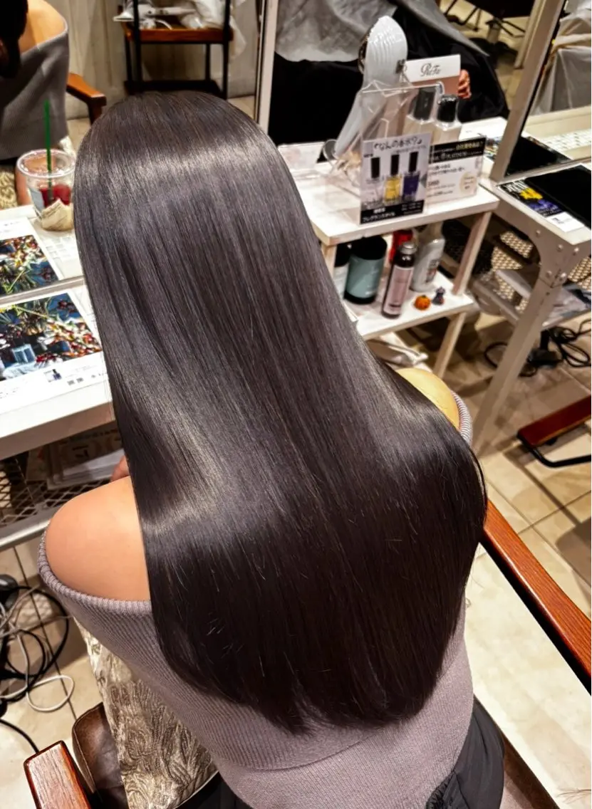 カラー ラベンダーカラー ヘアカラー のあ🪼寒色カラー 💙まつパ／メンズのマツエク・マツパデザイン