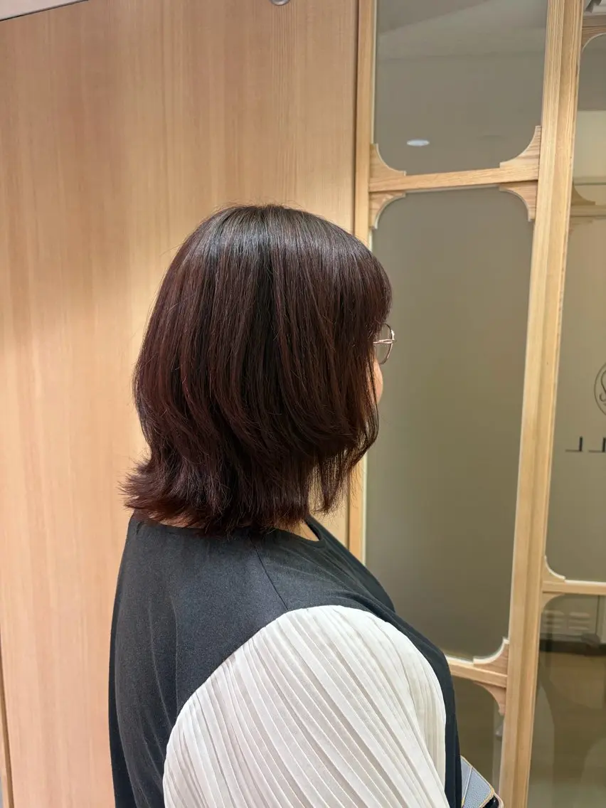 ミディアム くびれヘア RosierBleu 中山のヘアスタイル
