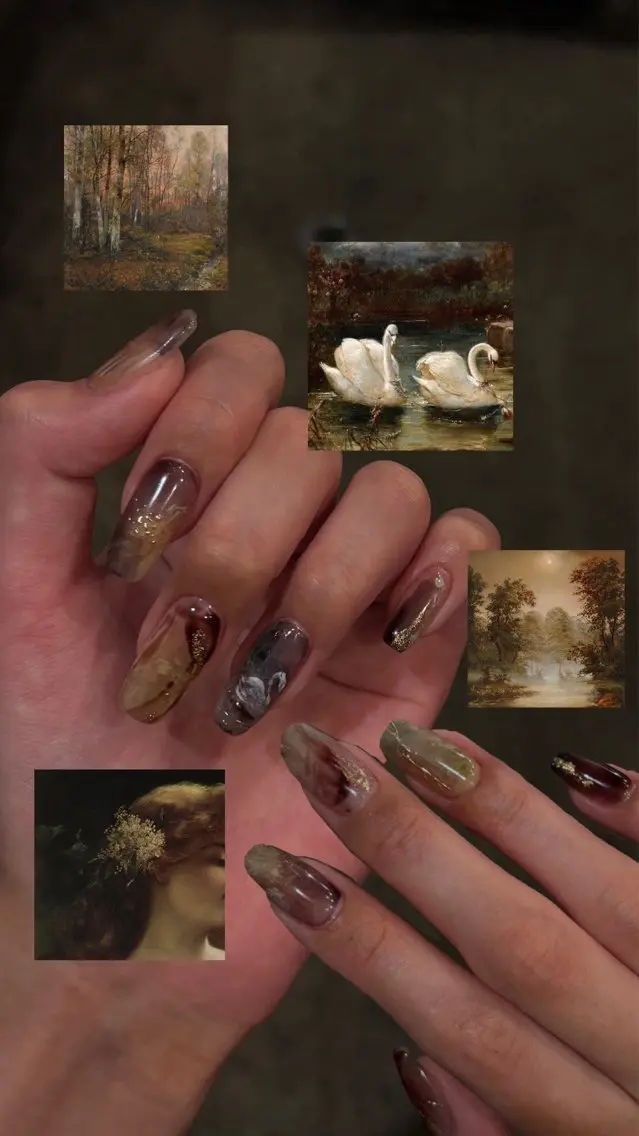 ネイル ニュアンスネイル ハンドネイル .8 HAREのネイルデザイン