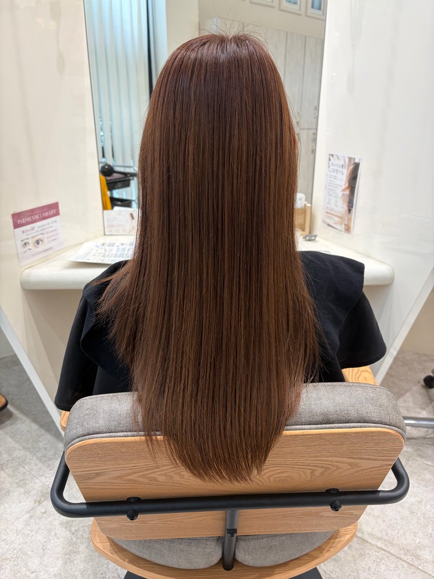 ロング カラー ヘアカラー 志村 梨帆のヘアスタイル