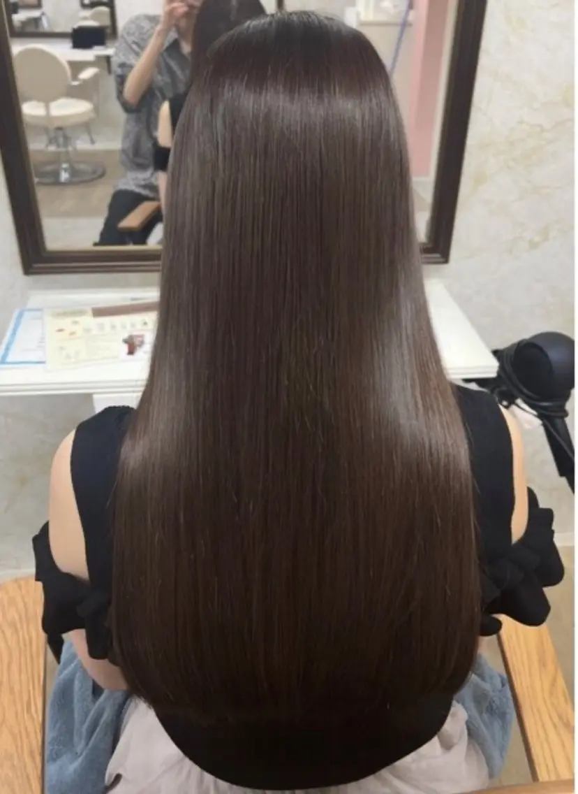 ロング カット 縮毛矯正 KAZUKI/ 髪質改善のヘアスタイル
