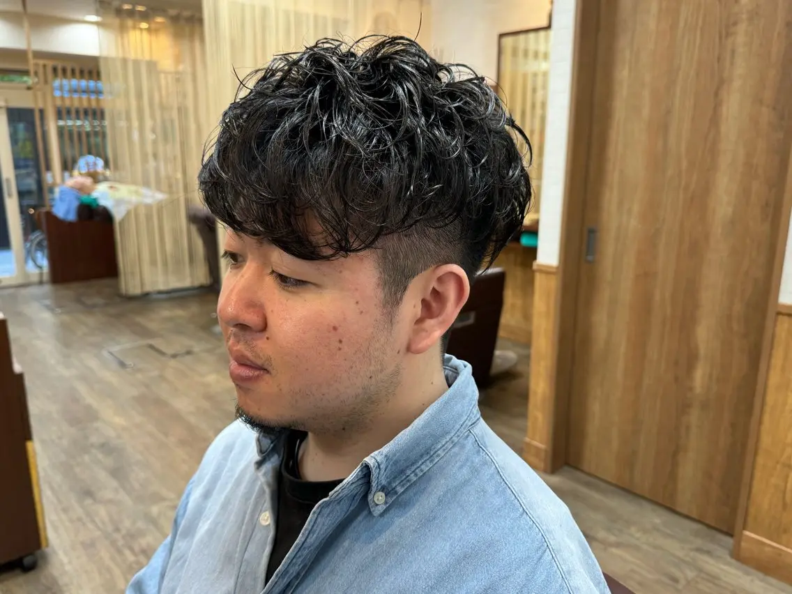 ショート パーマ メンズ clips eriのヘアスタイル