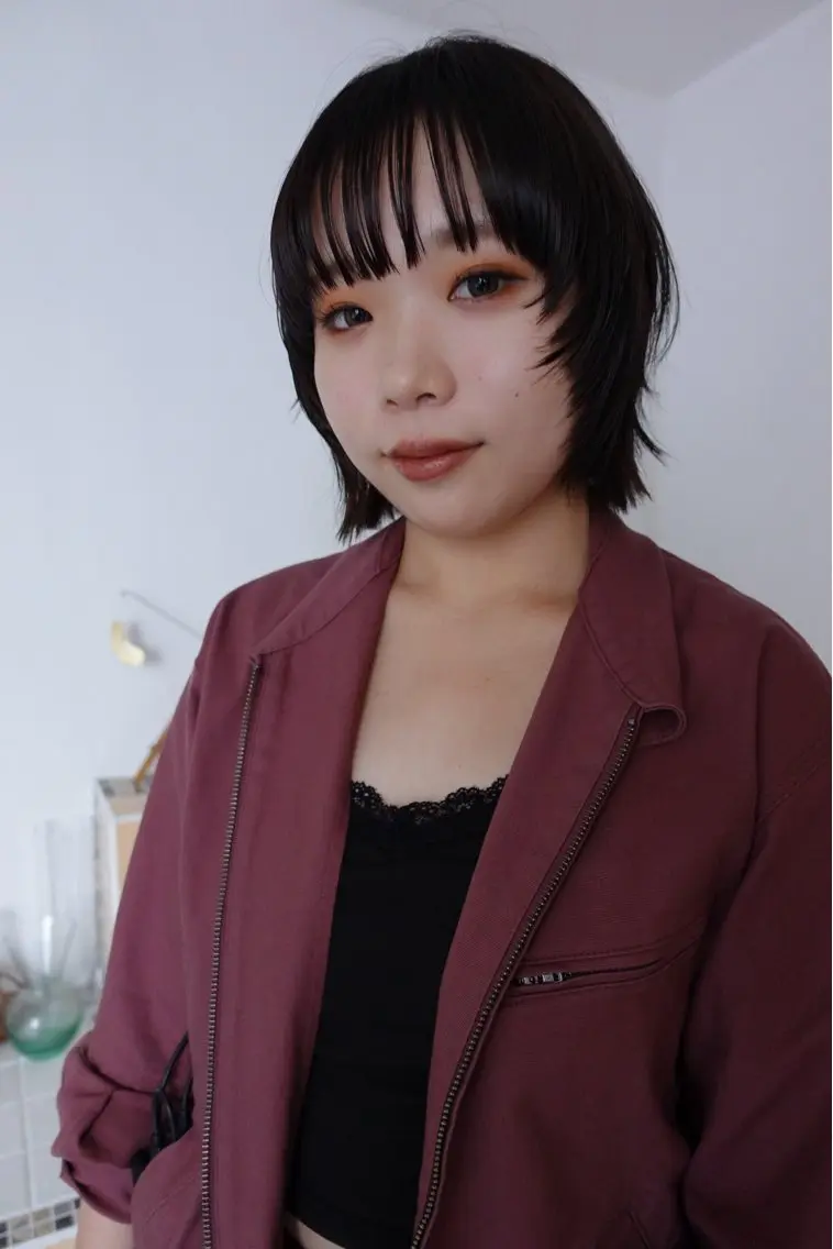 ミディアム カラー カット ヘアカラー sakura🌸 レイヤー/韓国ヘアのヘアスタイル
