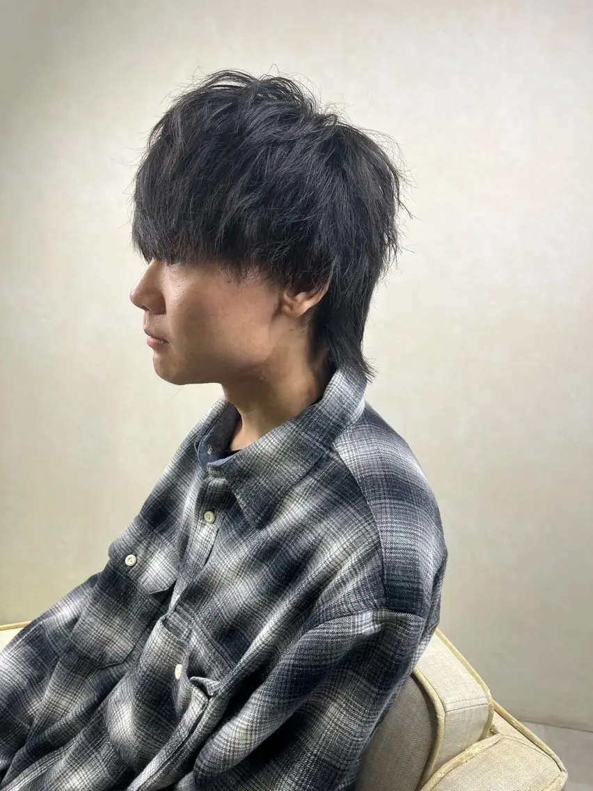ショート メンズ メンズウルフカット ウルフカット カット メンズ特化✨パーマス タイル大得意安田海斗のヘアスタイル