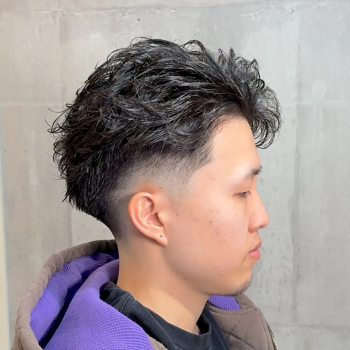 ショート パーマ ヘアアレンジ メンズ MENIN メンズ サロン 望月 涼太のヘアスタイル