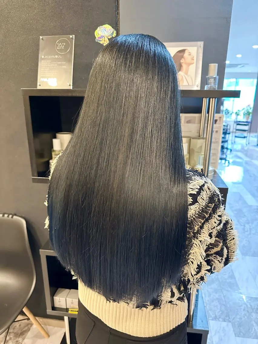 ロング カラー カット ヘアカラー トリートメント 髪質改善特化【荻窪】 RYOTOのヘアスタイル