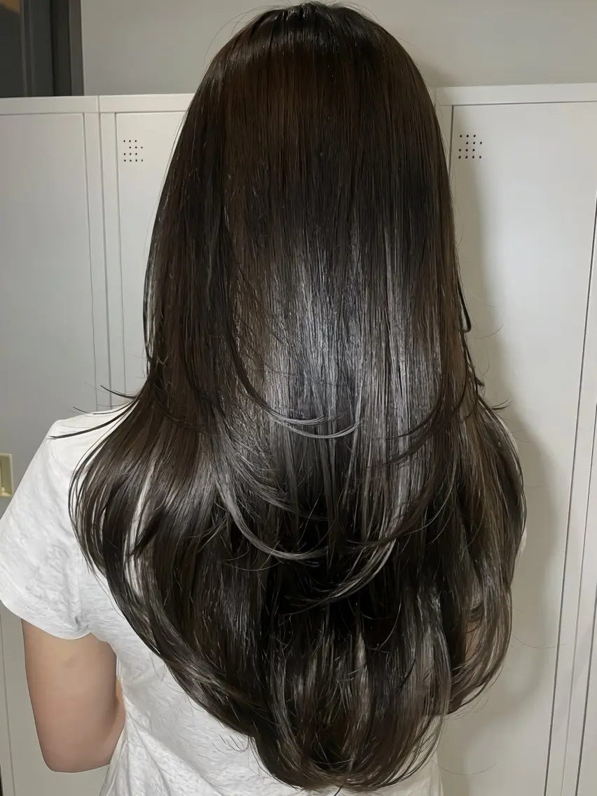 カラー ブリーチ 透明感カラー グレージュ ブリーチなしカラー ヘアカラー YOLO/ HANAのヘアスタイル