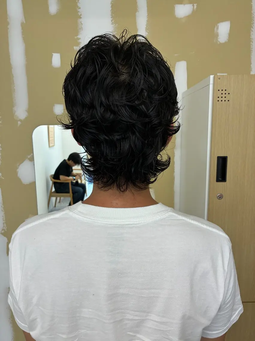 パーマ メンズ カット パーマ メンズカット パーマ[佐橋]のヘアスタイル