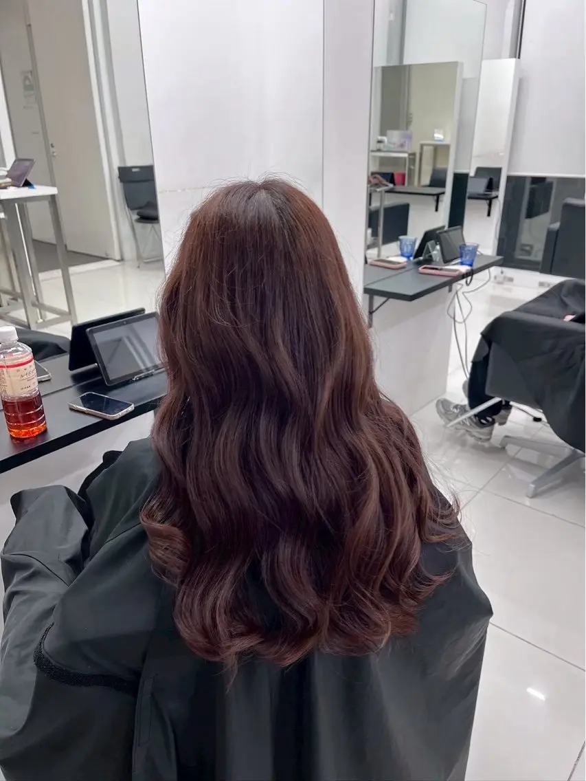 ロング カラー カラーモデル募集♩ ALIVEりんのヘアスタイル