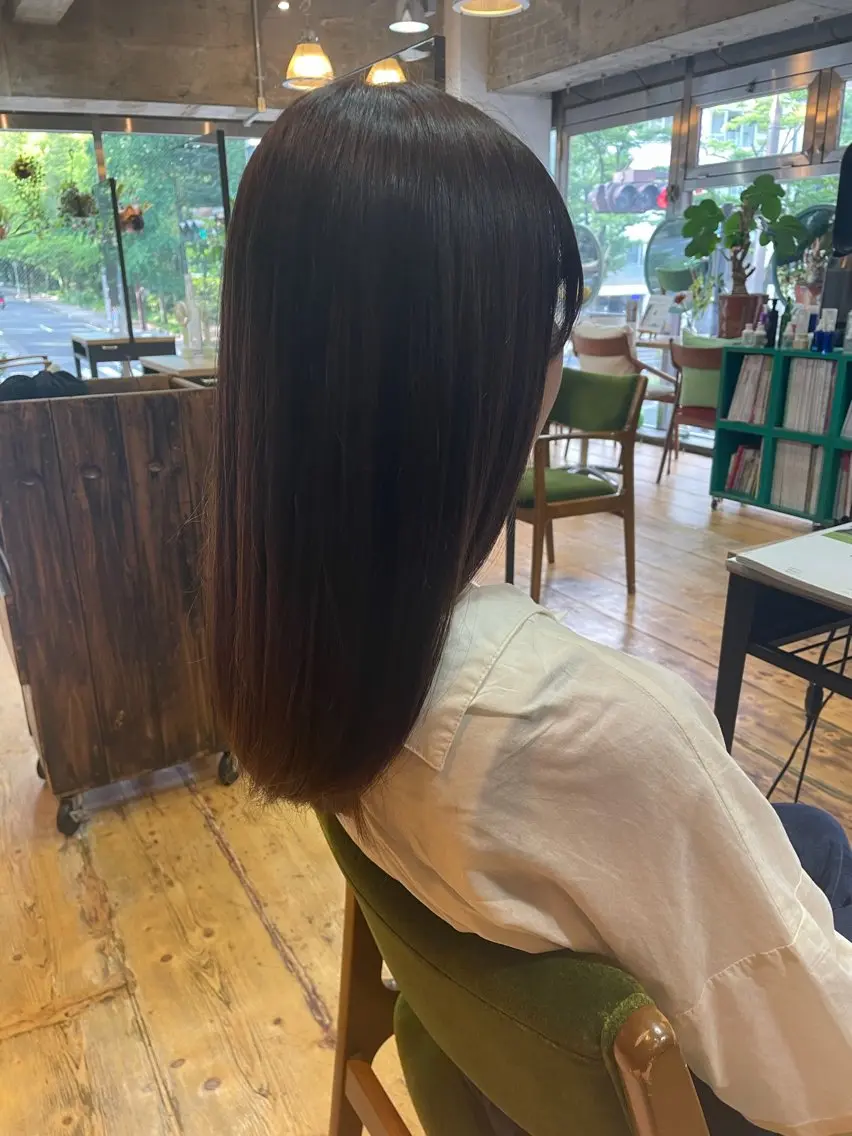 ロング カット ヘアカラー 三浦義久/仙台/ レイヤーカットのヘアスタイル