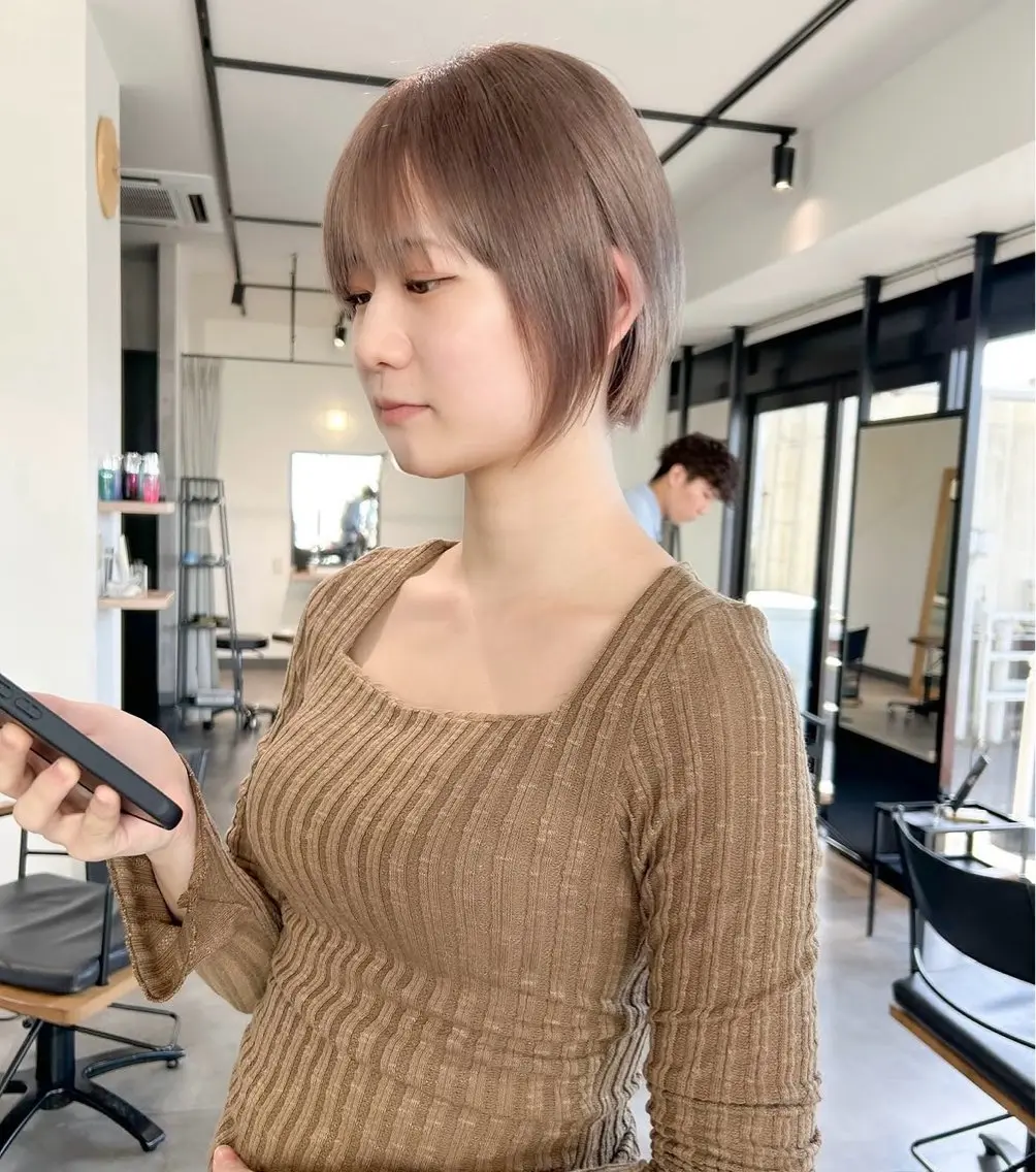 8月限定カットモデル《骨格美人になれる革命的ショート》の写真