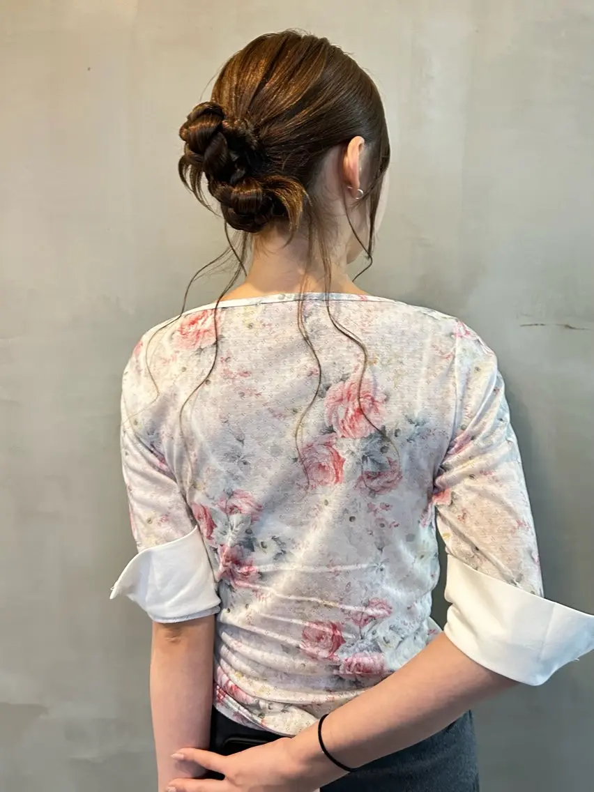 セミロング ヘアアレンジ umu. :)chisakiのヘアスタイル