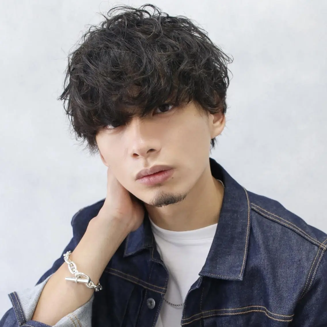 パーマ メンズ ショート カット パーマ Mens salon ANDYのヘアスタイル