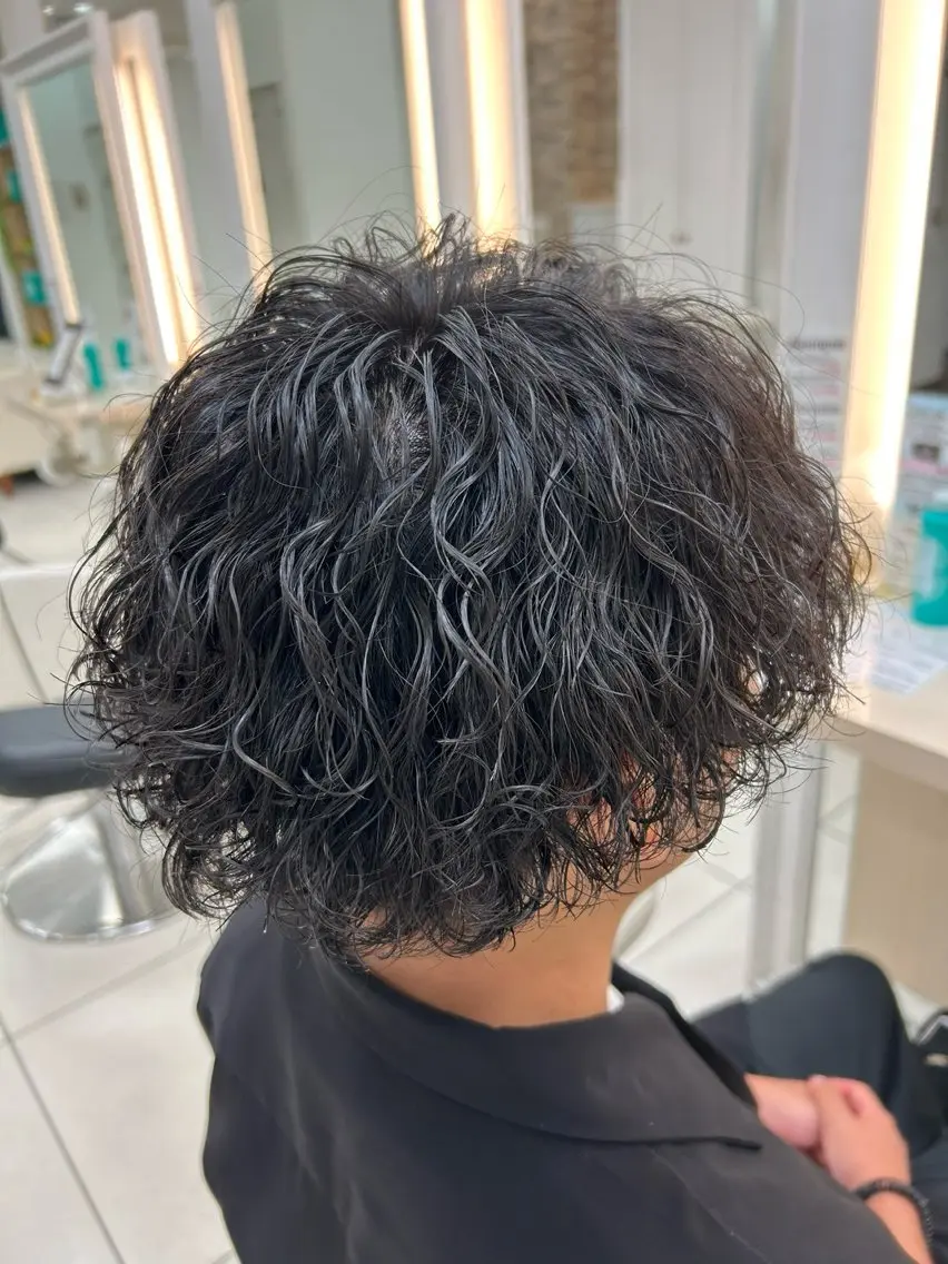 パーマ メンズ 田代 祐太のヘアスタイル