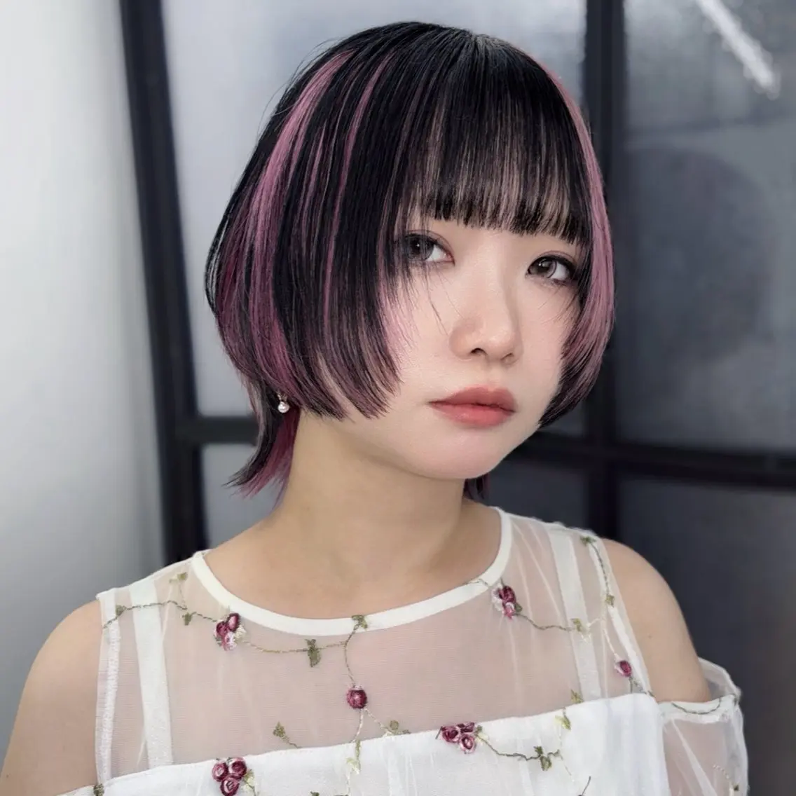 ミディアム カラー ヘアカラー Ren. 🦋デザインカラーのヘアスタイル