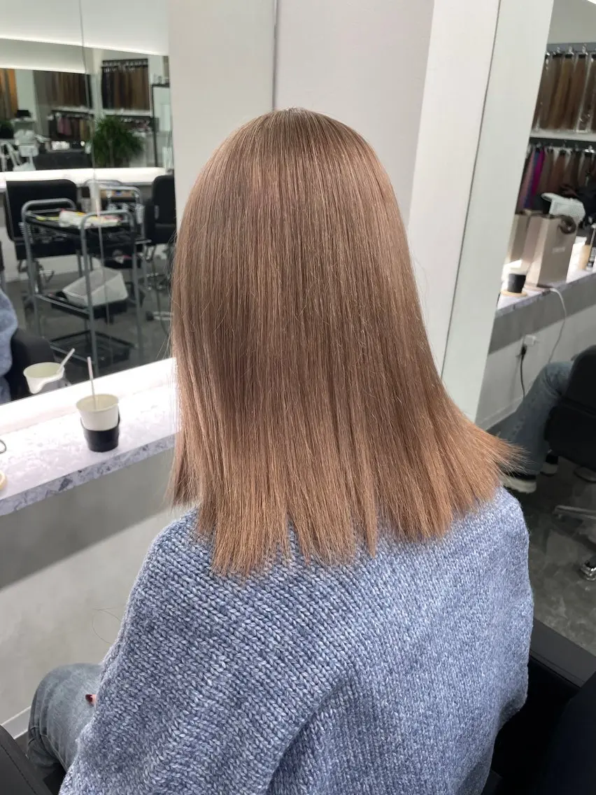 ミディアム カット ヘアカラー トリートメント 田中 翔覇のヘアスタイル