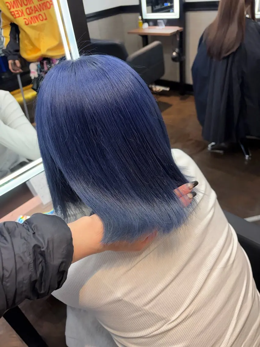 ミディアム カラー ヘアアレンジ ヘアカラー 透明感カラー/推しカ ラー☁️JURAのヘアスタイル