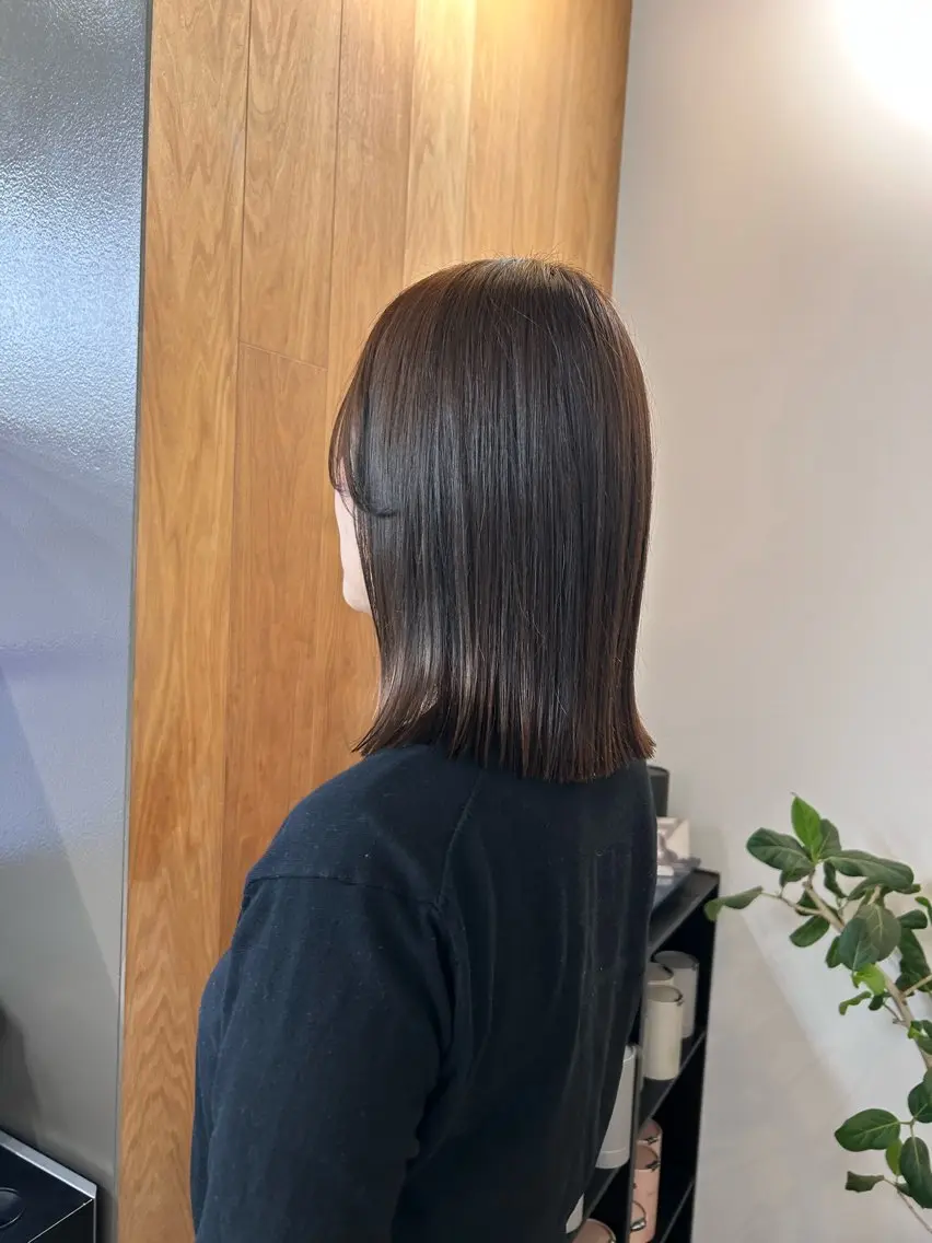 ミディアム カット ヘアカラー ボブ/暖色カラー 🎧 kei 🎀のヘアスタイル