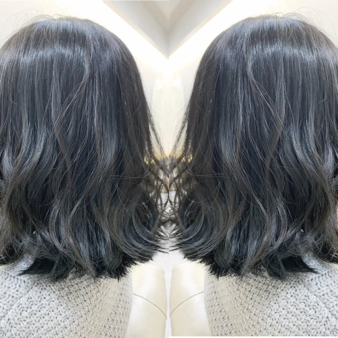 ミディアム カット ヘアカラー H (エイチ) 烏丸御池店のヘアスタイル
