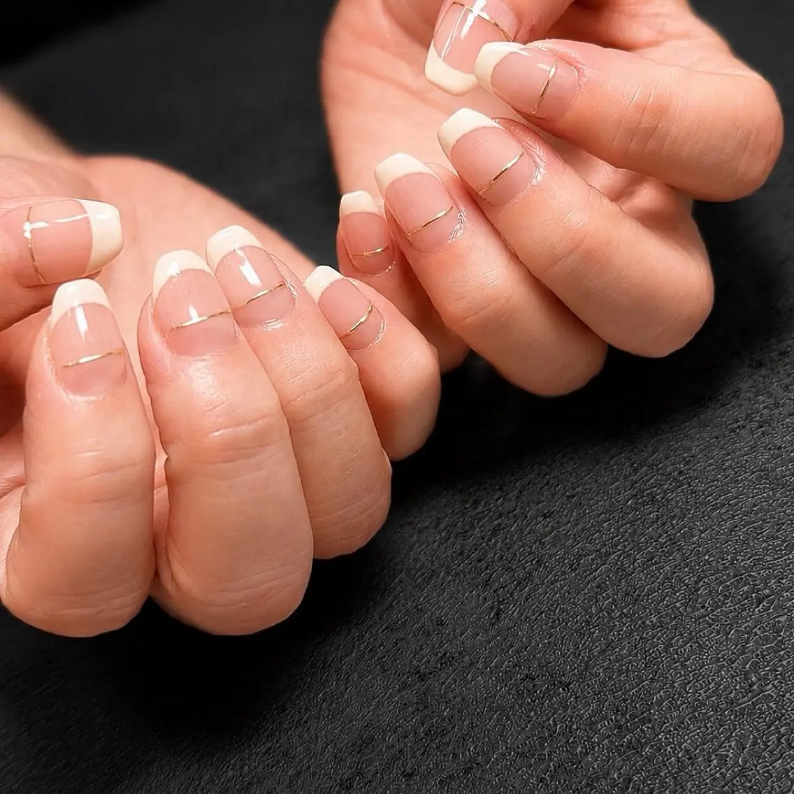 ネイル フレンチネイル Nail Rinonのネイルデザイン