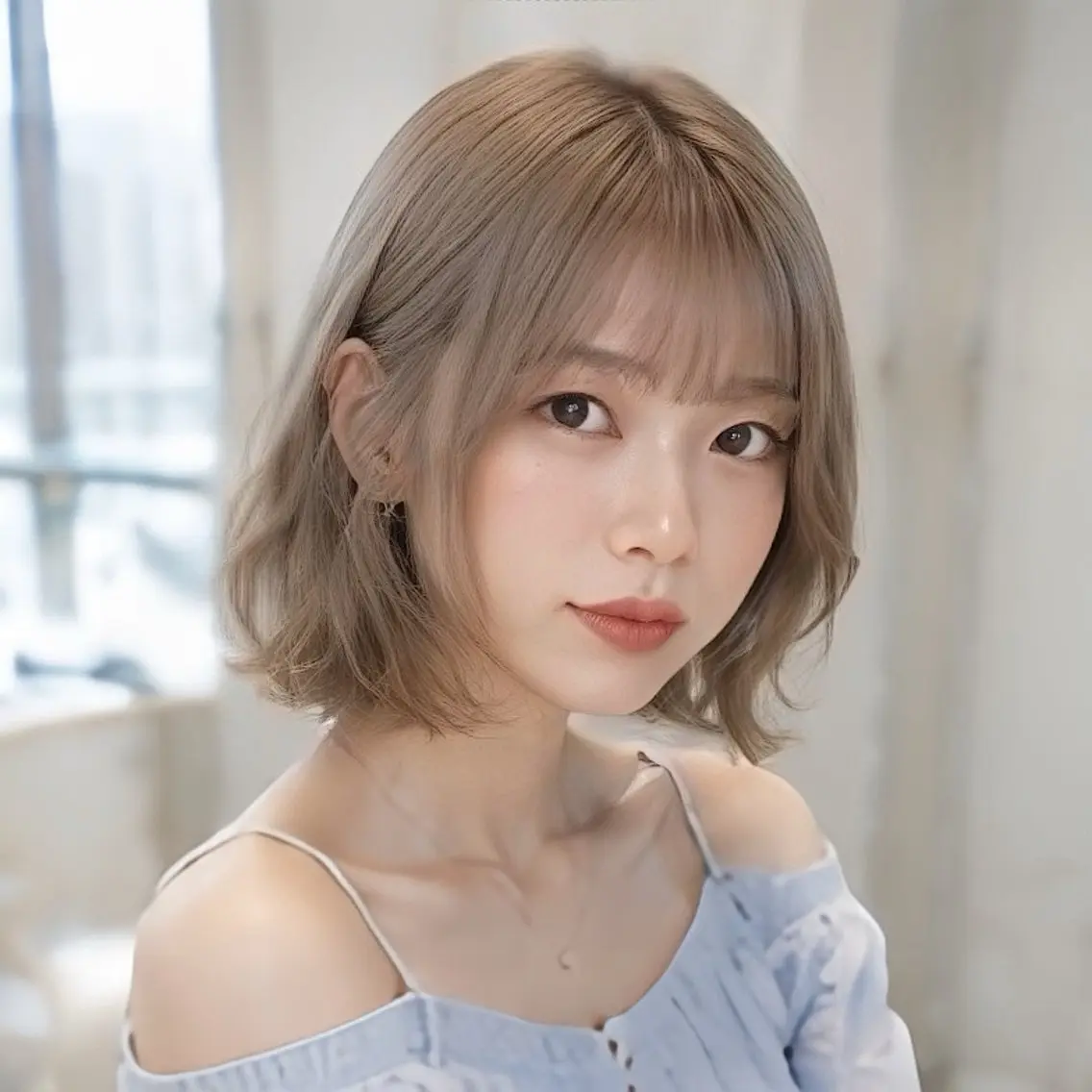 ショート カラー 縮毛矯正/レイヤー/ 前髪カット/おばかんのヘアスタイル