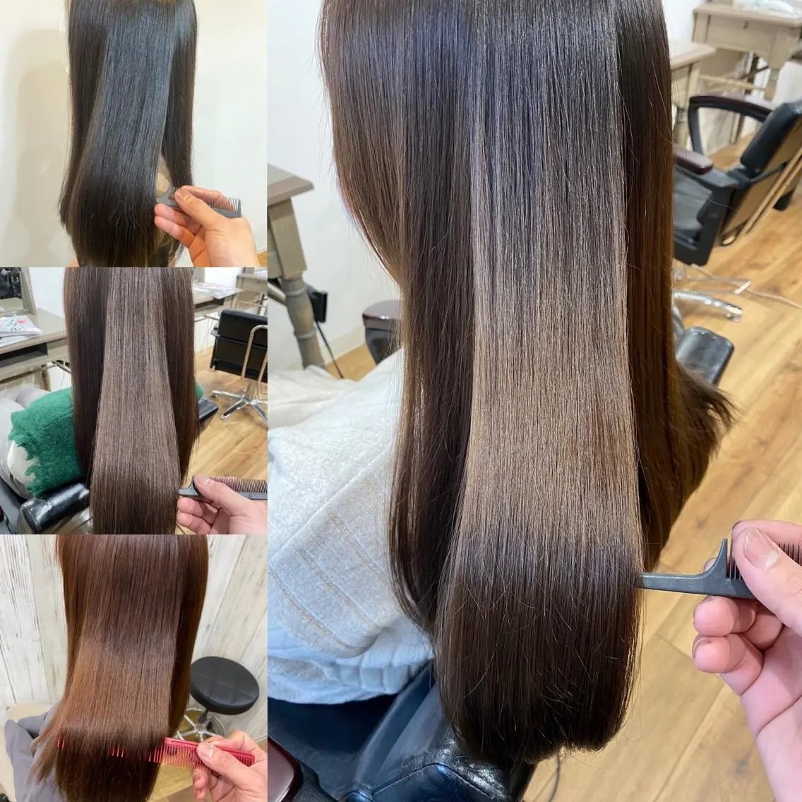 ロング カラー ヘアアレンジ ネイル アディクシーカラー ブリーチ 透明感カラー エドルカラー ハイライトカラー 夜23時まで予約🉑 reverieあきらのヘアスタイル