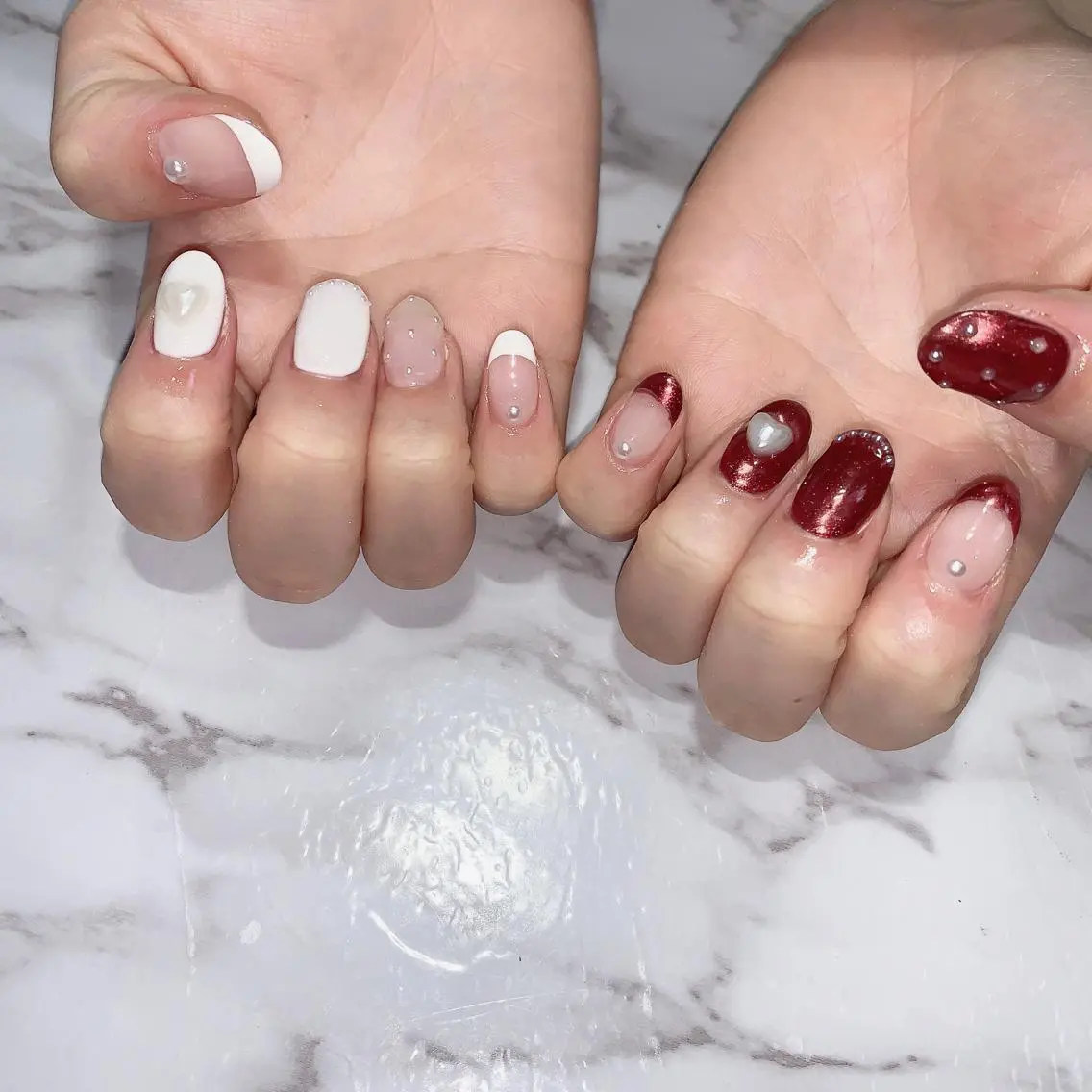ネイル ミラーネイル ハンドネイル Ally's Nailのネイルデザイン