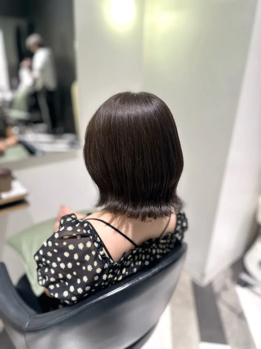 カラー ヘアカラー トリートメント 透明感カラー🤍 RIHOのヘアスタイル