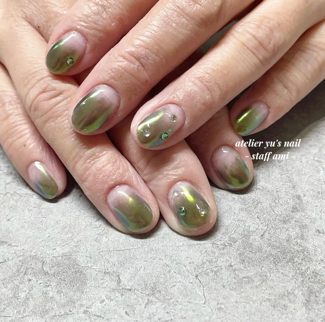 ネイル ハンドネイル ハンドケア atelier yu's nailのネイルデザイン